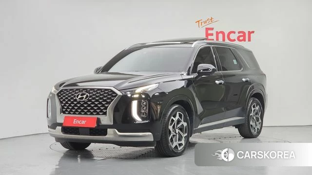 Hyundai Palisade 2022 Черный из Кореи