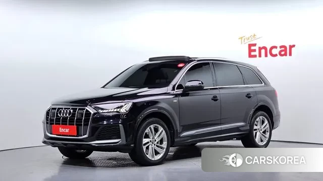 Audi Q7 (4M) 2021 Черный из Кореи