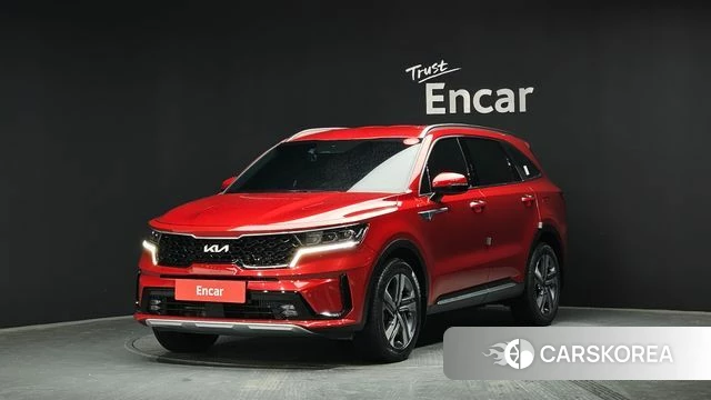 Kia Sorento 4th Generation 2023 Красный из Кореи
