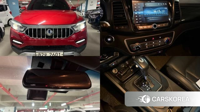 Ssangyong Rexton Sports Cannes 2020 Красный из Кореи