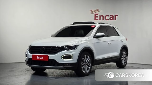 Volkswagen T-Roc 2021 Белый из Кореи