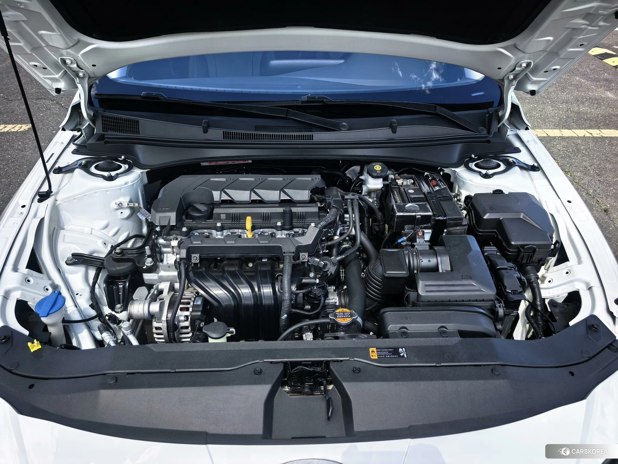 Hyundai Elantra 2023 Белый из Китая