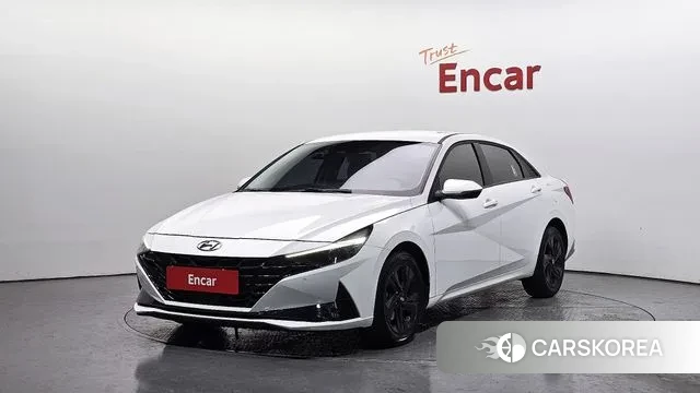 Hyundai Avante (CN7) 2022 Белый из Кореи