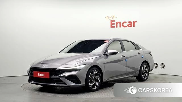Hyundai The New Avante Hybrid (CN7) 2023 Серебристо-серый из Кореи
