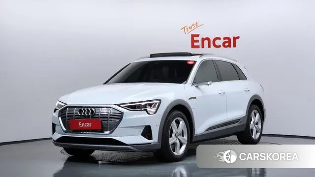 Audi e-Tron 2021 Белый из Кореи