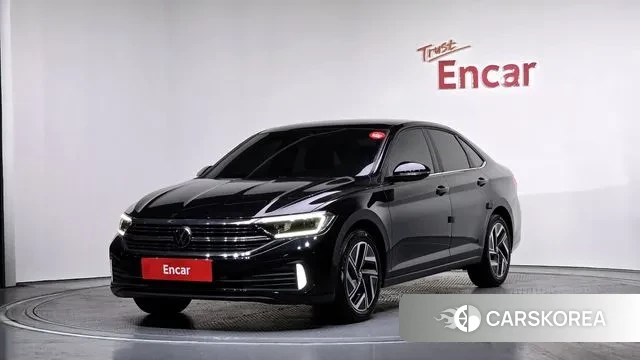 Volkswagen 7th Generation of Jetta 2023 Черный из Кореи