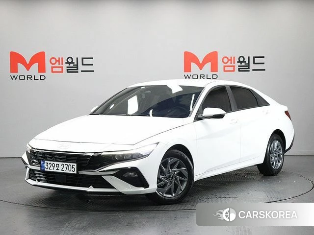 Hyundai The New Avante (CN7) 2023 Белый из Кореи