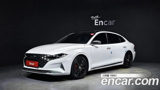 Hyundai The New Grandeur IG Hybrid 2019 Белый из Кореи