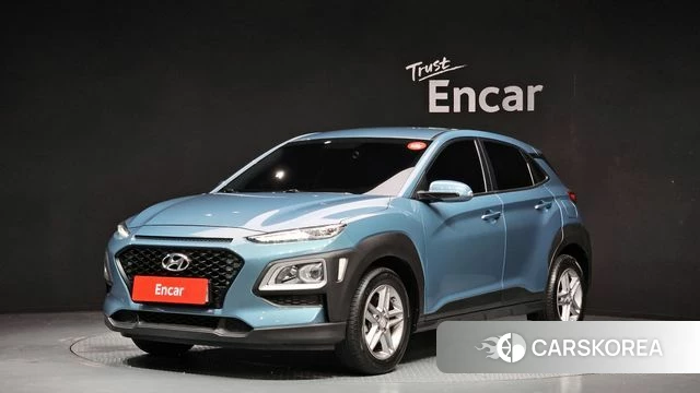 Hyundai Kona 2019 Небесно-голубой из Кореи