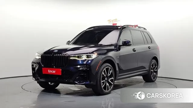 BMW X7 (G07) 2019 Черный из Кореи