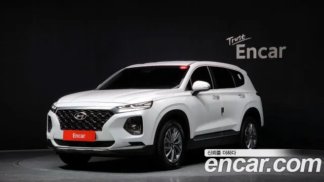 Hyundai Santa Fe TM 2019 Белый из Кореи