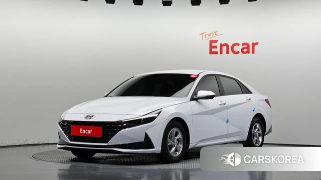 Hyundai Avante (CN7) 2020 Белый из Кореи