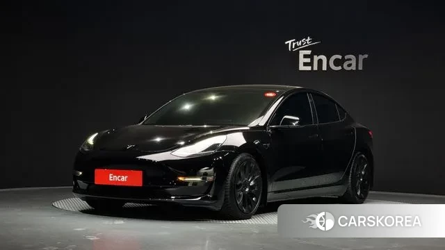 Tesla Model 3 2020 Черный из Кореи