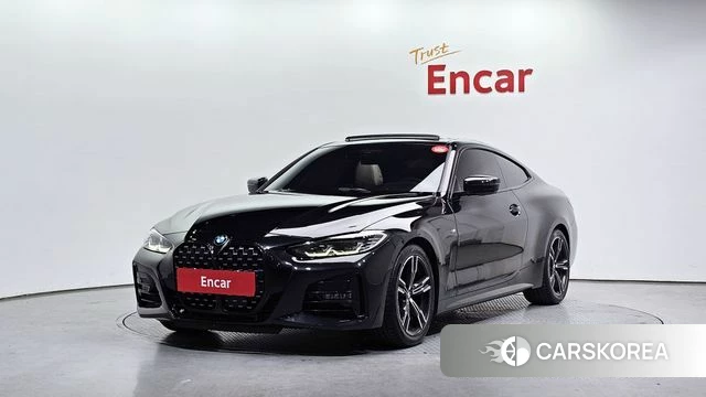 BMW 4 Series (G22) 2021 Черный из Кореи