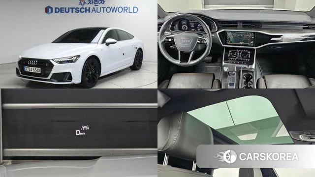 Audi A7 (4K) 2020 Белый из Кореи