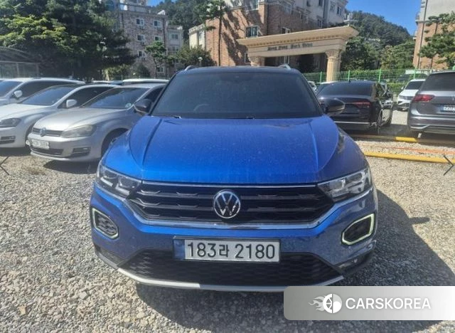 Volkswagen T-Roc 2021 Синий из Кореи