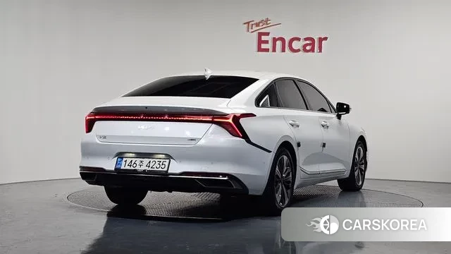 Kia K8 Hybrid 2021 Белый из Кореи