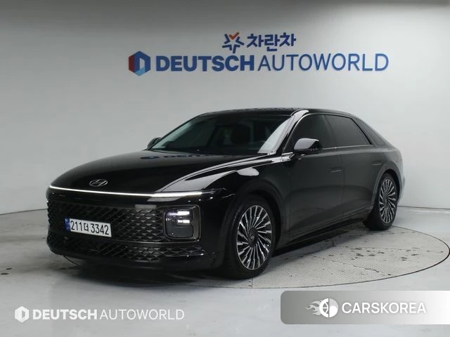 Hyundai Grandeur (GN7) 2023 Черный из Кореи