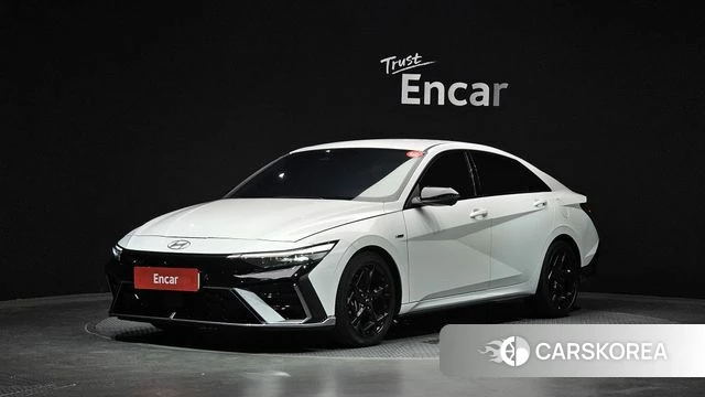 Hyundai The New Avante (CN7) 2024 Белый из Кореи