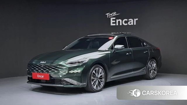 Kia K8 2022 Темно-зеленый из Кореи