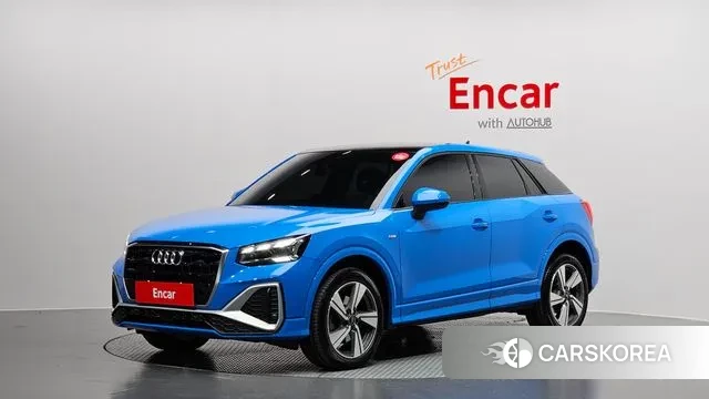 Audi Q2 2023 Синий из Кореи