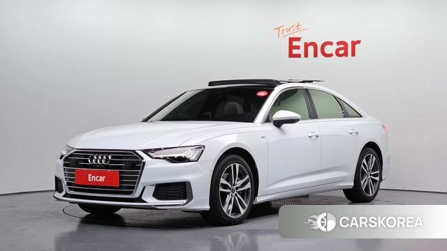 Audi A6 (C8) 2023 Белый из Кореи