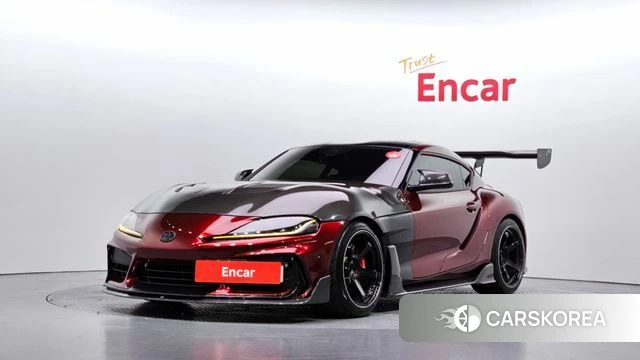 Toyota Supra 5th Generation 2024 Красный из Кореи