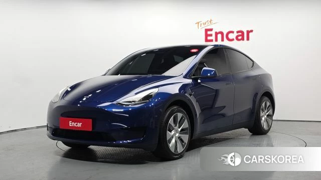 Tesla Model Y 2023 Синий из Кореи