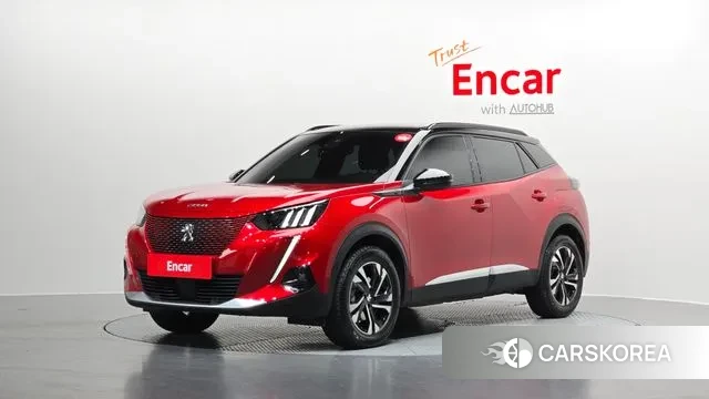 Peugeot e-2008 second generation 2021 Красный из Кореи