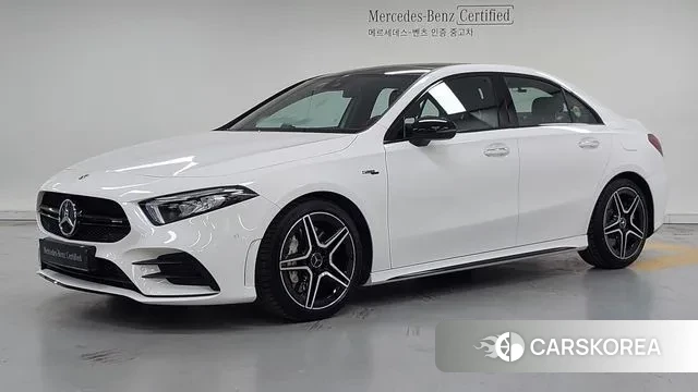 Mercedes-Benz A-Class W177 2023 Белый из Кореи