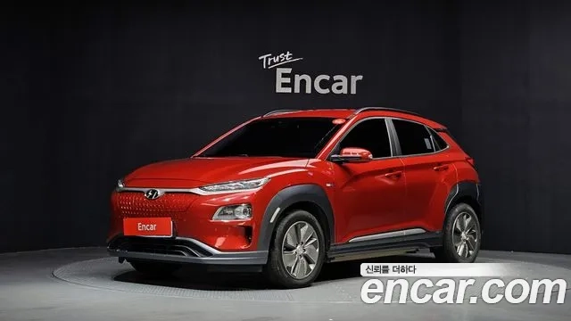 Hyundai Kona Electric 2018 Красный из Кореи