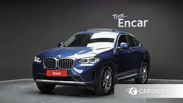 BMW X4 (G02) 2023 Синий из Кореи