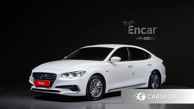 Hyundai Grandeur IG Hybrid 2019 Белый из Кореи