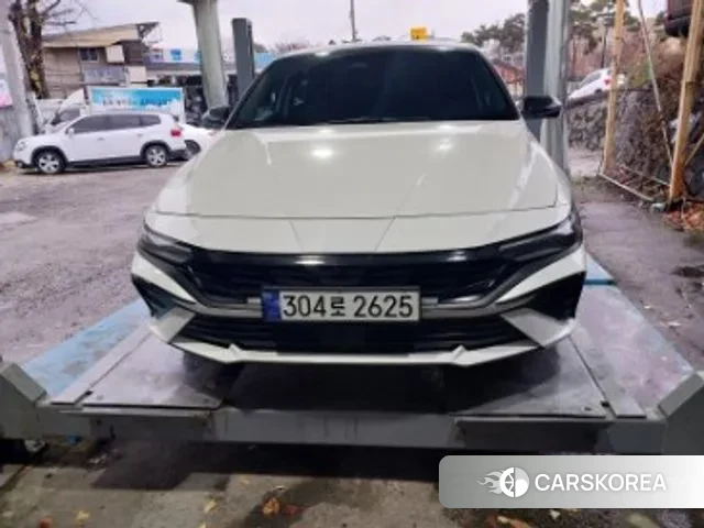 Hyundai The New Avante (CN7) 2023 Белый из Кореи