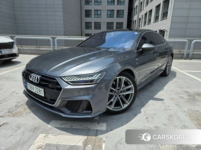 Audi A7 (4K) 2021 Серый из Кореи