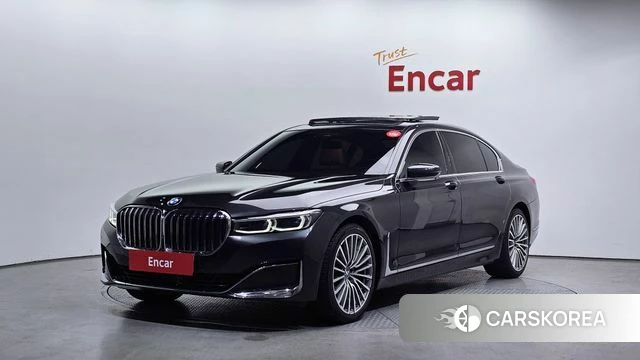 BMW 7 Series (G11) 2021 Черный из Кореи