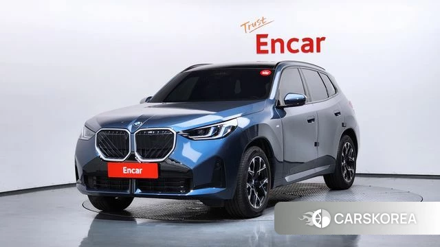 BMW X3 (G45) 2025 Небесно-голубой из Кореи