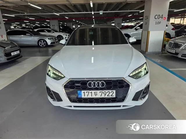 Audi A5 (F5) 2021 Белый из Кореи