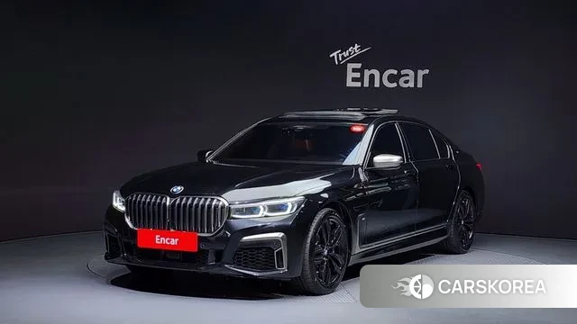 BMW 7 Series (G11) 2021 Черный из Кореи