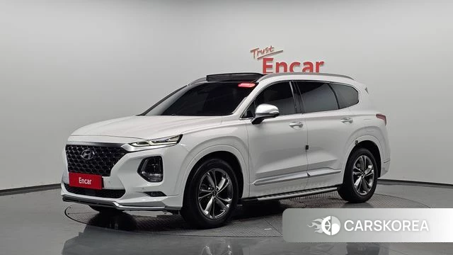 Hyundai Santa Fe TM 2020 Белый из Кореи