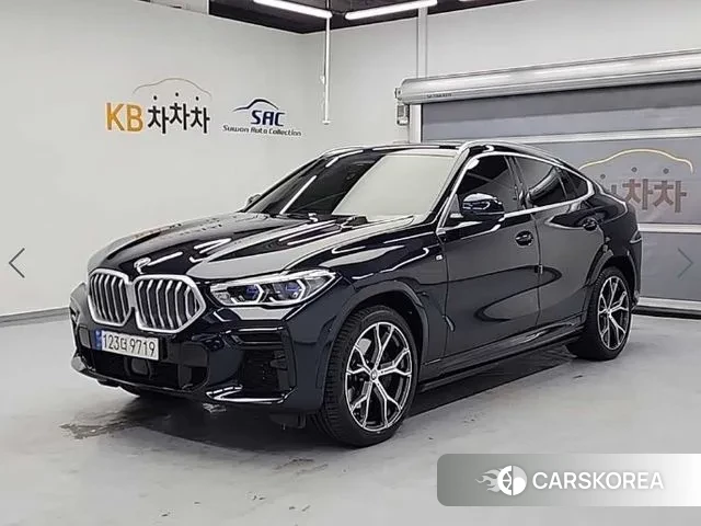 BMW X6 (G06) 2022 Черный из Кореи