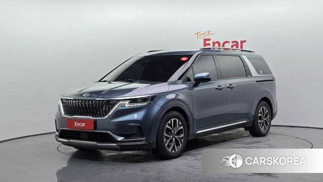 Kia Carnival 4th generation 2021 Небесно-голубой из Кореи