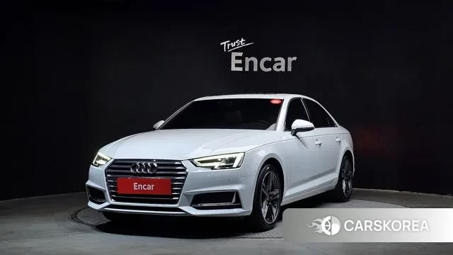 Audi A4 (B9) 2019 Белый из Кореи