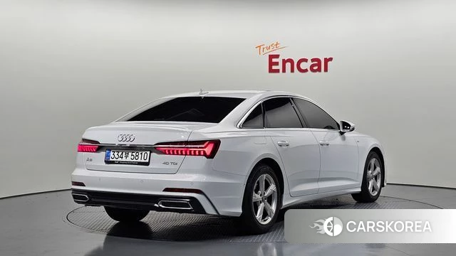 Audi A6 (C8) 2020 Белый из Кореи