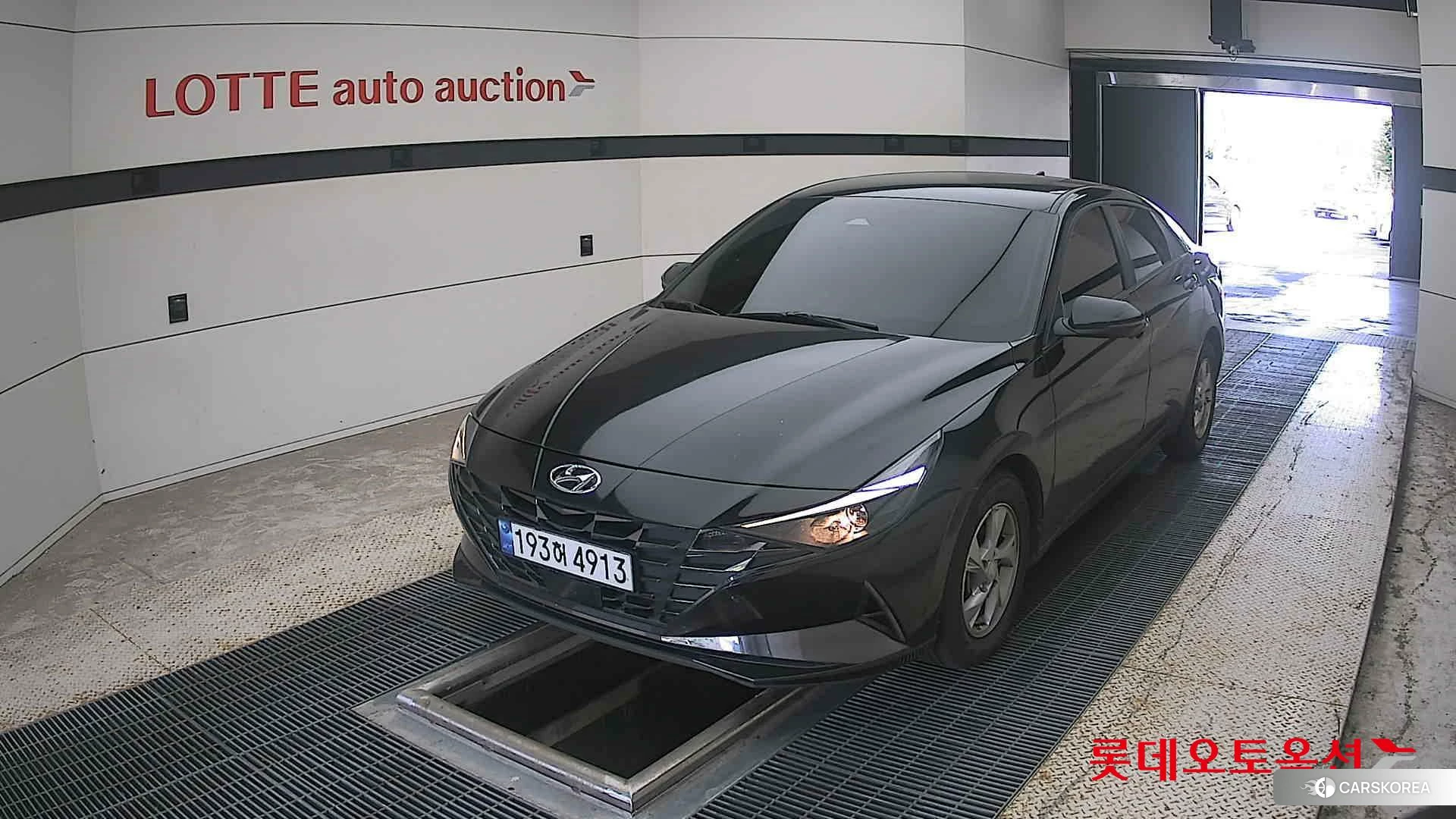 Hyundai Avante 2023 Phantom Black Pearl из Кореи