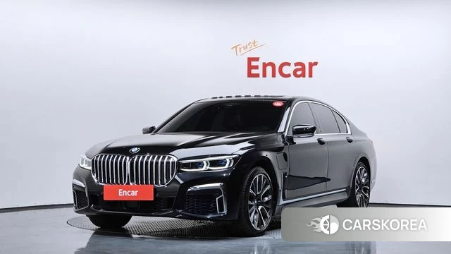 BMW 7 Series (G11) 2020 Черный из Кореи