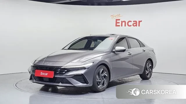 Hyundai The New Avante (CN7) 2023 Серебристо-серый из Кореи