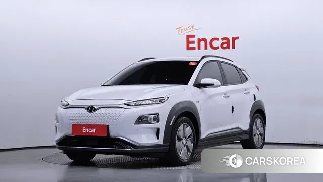 Hyundai Kona Electric 2019 Белый из Кореи