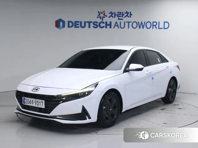 Hyundai Avante (CN7) 2022 Белый из Кореи