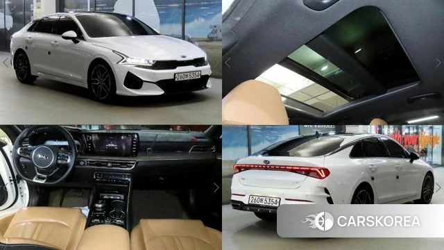 Kia K5 3rd generation 2020 Белый из Кореи